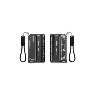 Mecha 22.5W Super Fast Charging Wechselmagazin Powerbank 5000mah mit abnehmbarem Akku integriertes Kabel mobile Stromversorgung