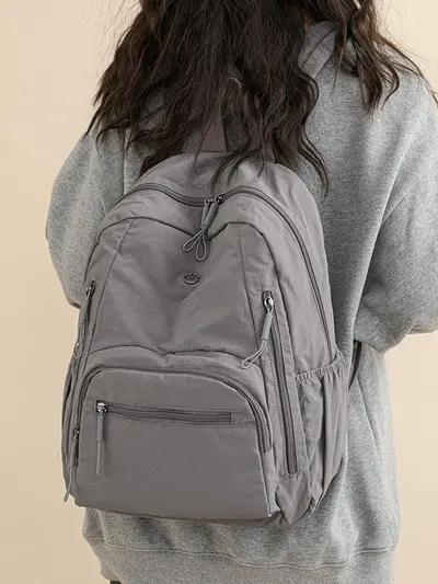 Nylon Large-Capacity Multi-Pocket Women's Travel Backpack - 4