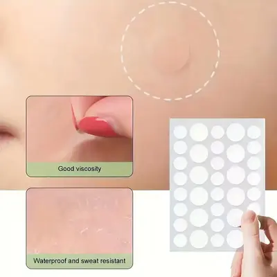 Invisible Acne Patches, Makeup-Compatible Transparent Concealer, 36 Pieces - 2
