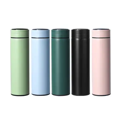 316 Stainless Steel Smart Thermos with Temperature Display and Tea Infuser - 5