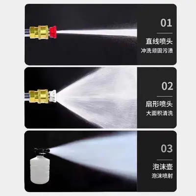 Cordless Lithium Battery Car Washing Machine, Portable High-Pressure Spray Gun