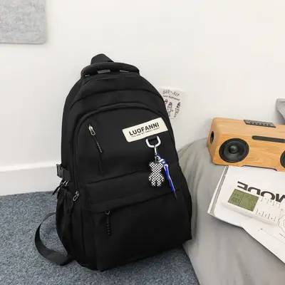 Minimalist Unisex School Backpack College Style Korean Design - 10