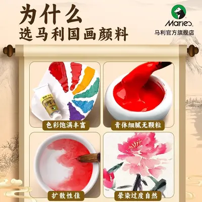 Marley chinesische Malerei Pigment Set