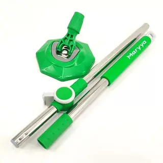 Meiliya Hand-Press Mop Handle for Rotating Mop with Octagonal Disc