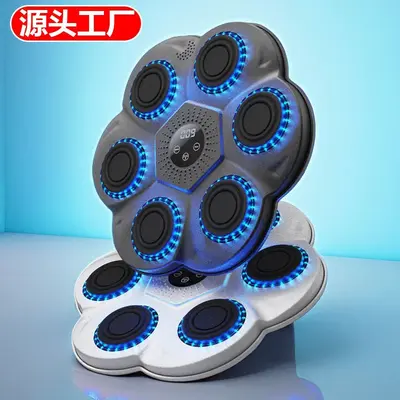 Sınır ötesi akıllı Bluetooth müzikli boks hedefi ev boks duvar hedefi çocuk boks ve antrenman eğitmeni müzikli boks makinesi