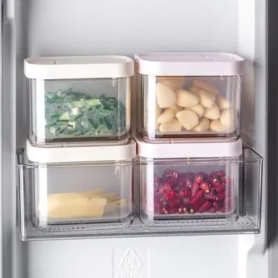 Refrigerator Storage Box Food Grade Drainable Fresh-keeping