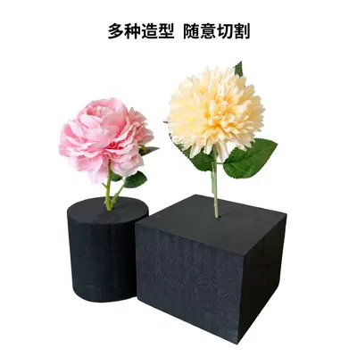 Black Floral Foam Cylinder 127x76mm, Cuttable, Reusable