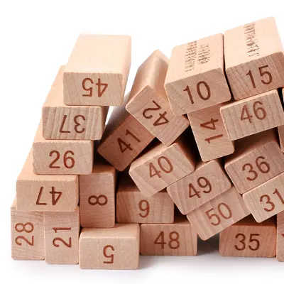 Large Children's Educational Stacking Blocks, Jenga Table Game - 4