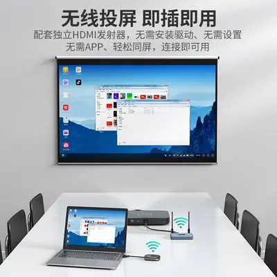 Maxtor MT-WX02 HDMI kablosuz ekran projektörü 5G noktadan noktaya iletim aynı ekranlı cihaz cep telefonu bilgisayar akıllı projeksiyon