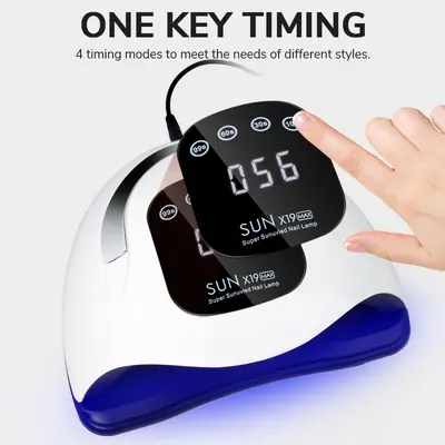 SUN X19 MAX UV Lamp Gel Polish Extension - 3