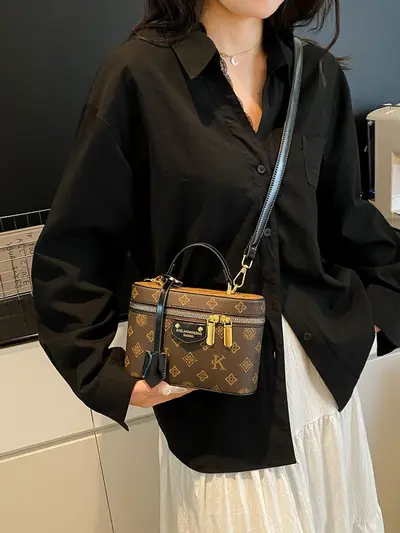Women's Retro Box Chain Small Square Shoulder Bag, 2025 Style - 4