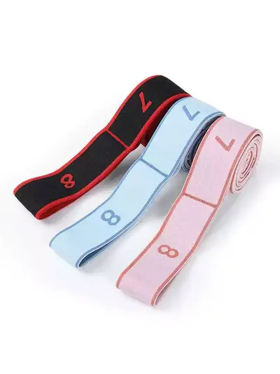 Digital Resistance Elastic Band with 12 Resistance Levels for Yoga and Strength Training - 6