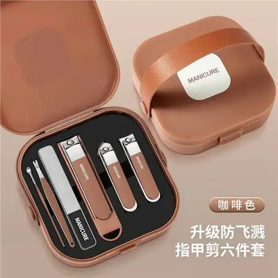 Nail Clipper Set with Storage Box, Anti-Splash Design for Women and Men - 7