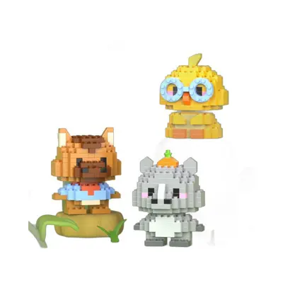 Children's Building Blocks, Micro Particle Small Animal Figure Series - 6