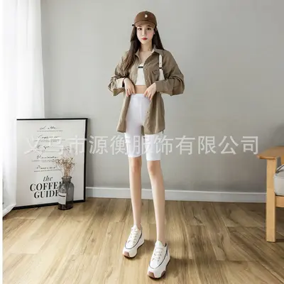 Damen Modal-Sommerleggings, High Waist, Große Größen - 10