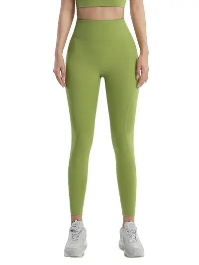 High-Waisted Seamless Running Tights, Tummy Control, Quick-Drying - 5
