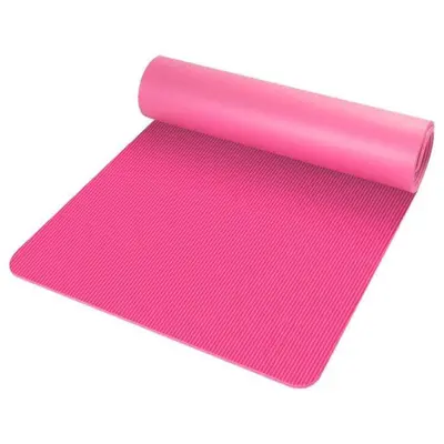Yogamatte mit Querstreifen, 80 cm breit, 15 mm dick, für zu Hause