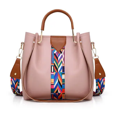 Damenhandtasche 2024, Vierteiler-Set mit Eimertasche - 6