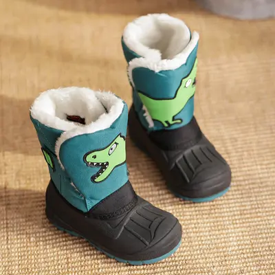 Kinder-Schneestiefel, Samtfutter, wasserdicht, rutschfest - 13