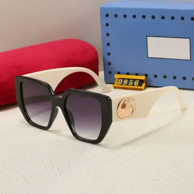 Retro Cat-Eye UV Protection Large Frame Women's Sunglasses - 3