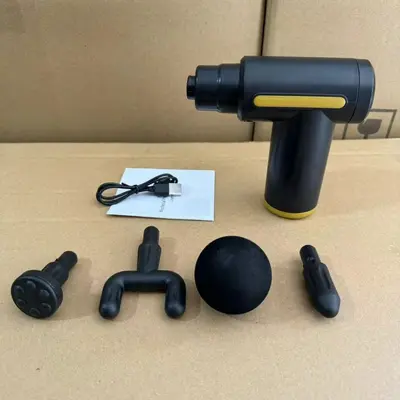 Mini Fascia Gun Muscle Relaxation Electric Massage Device Multifunctional Fitness Body Shaping Compact Neck Massage Gun for Men and Women - 7