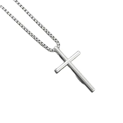 Men's Hip-Hop Alloy Cross Necklace, Sweater Chain