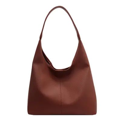Women's Single-Shoulder Tote Bag, Large Capacity, Minimalist Casual Underarm Bag - 5