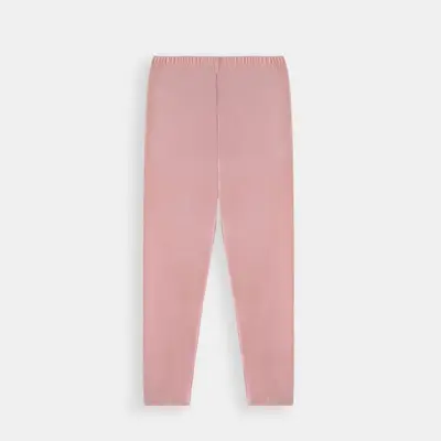 Mädchen-Leggings einfarbig, neun Achtel, Frühling/Herbst, elastisch, Süßigkeitenfarben - 7