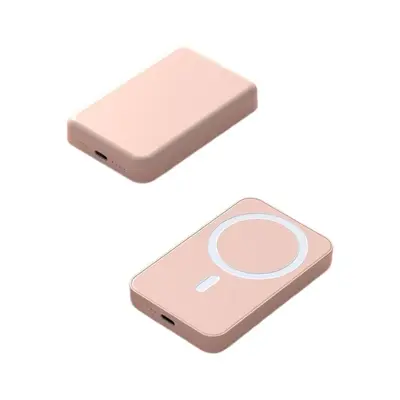 Magsafe Manyetik Kablosuz Şarj Powerbank Pop-up Arka Klips Batarya 5000mAh Kompakt Taşınabilir Mobil Güç Kaynağı