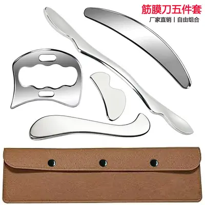 Fasya Bıçağı Seti S ve M Tipi Gua Sha Kürek - 8