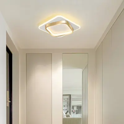 Minimalist corridor ceiling lamp, Scandinavian entrance hall corridor ceiling lamp, entryway cloakroom lamp, creative stylish LED ceiling lamp
