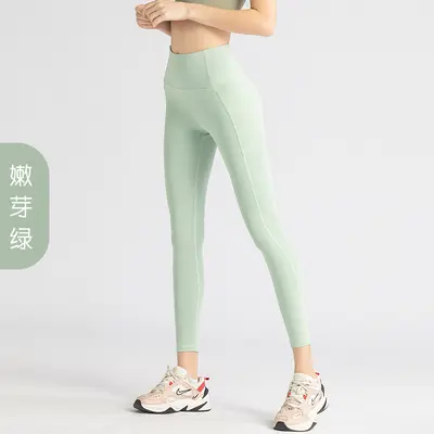 瑜伽裤女高腰提臀运动打底紧身裤专业跑步训练透气外穿健身裤秋冬 - 10
