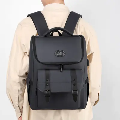 Rucksack Herren großer Kapazität Laptoptasche Reise einfach Business Rucksack Gymnasium Mittelschule Schülertasche Herren und Damen - 5