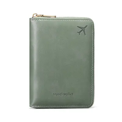 RFID passport holder, plain weave, multi-pocket - 9