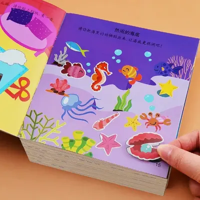 Konzentrations-Stickerbuch für Kinder ab 3-6 Jahren - 4