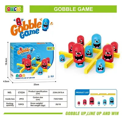 Parent-Child Interactive Educational Board Game, Big Eats Small Chain Game - 7