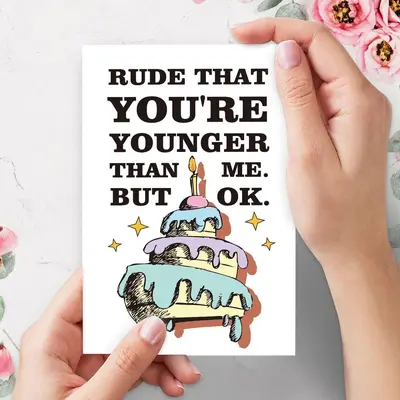 New Greeting Card, Funny Apology Card