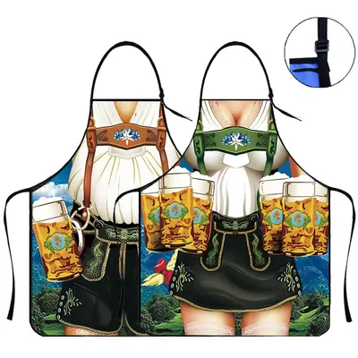 3D Print Adjustable Oktoberfest Apron, Personalized Party Apron - 12
