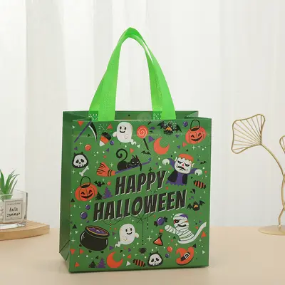 Halloween Printed Non-Woven Party Gift Bag for Candy - 9