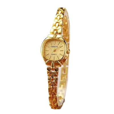 Women's Bracelet Watch, Golden, Vintage Quartz - 6