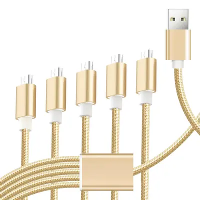 5-in-1 Mehrfach-Schnellladekabel
