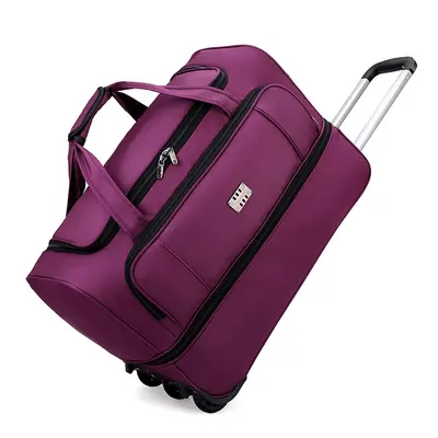 28 Inch Expandable Oxford Fabric Trolley Case, Large Capacity - 1