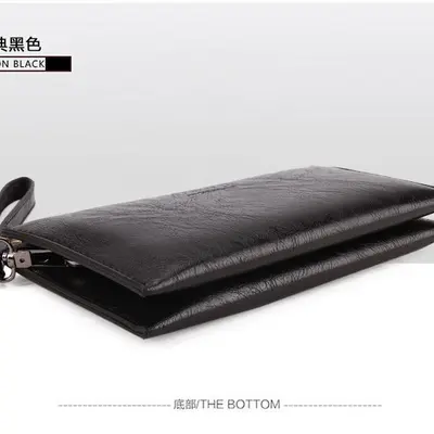 Playboy Men's Clutch Bag, Double Zipper, Multifunctional, Long Style - 2