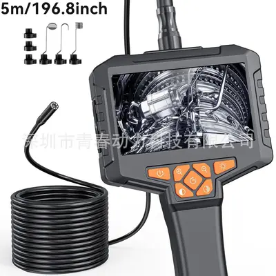 Industrial endoscope camera, 4.3 inch IPS screen, LED light, semi-rigid tube - 6