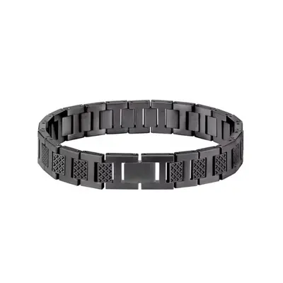 Krokodilmuster-Armband Bestseller Europa und Amerika Titan-Stahl-Magnet-Armreif Herrenschmuck modischer breiter Edelstahl wasserdicht Armband - 11