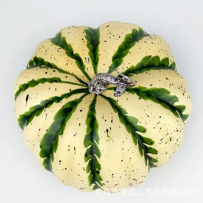 Simulated Decorative Pumpkin for Halloween Photography Scenes - 5