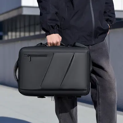 Waterproof Business Backpack with USB Laptop Compartment - 3
