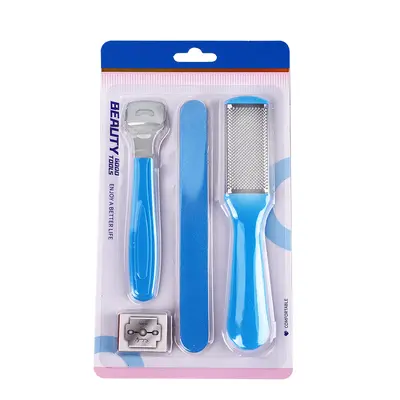 3 parçalı ayak dosyası pediküre seti