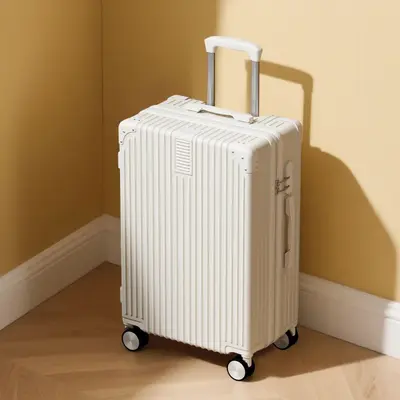 Robuster Trolley-Koffer mit Zahlenschloss und Universalrollen - 4