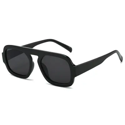 Pilotensonnenbrille mit PC-Gestell, schlichtes Modedesign für Damen und Herren